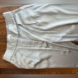 Lt green Abercrombie & Fitch silky set w pants sz 4 or 27 & cowl neck tank sz s